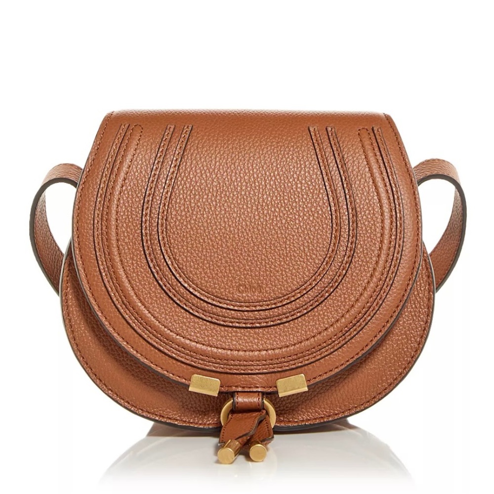 Chloé Medium Marcie Leather Saddle Bag